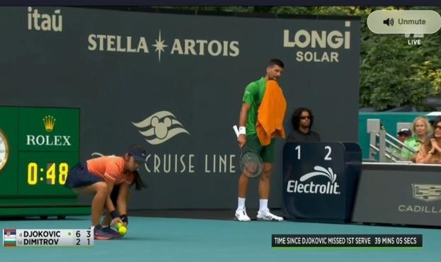 张奔斗：一发成功率86.7% 德约的发球简直神了